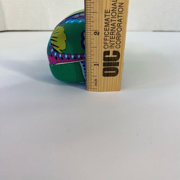 NEW Vera Bradley Optical Case Glasses Hard Emerald Paisley Floral Green - Picture 9 of 9